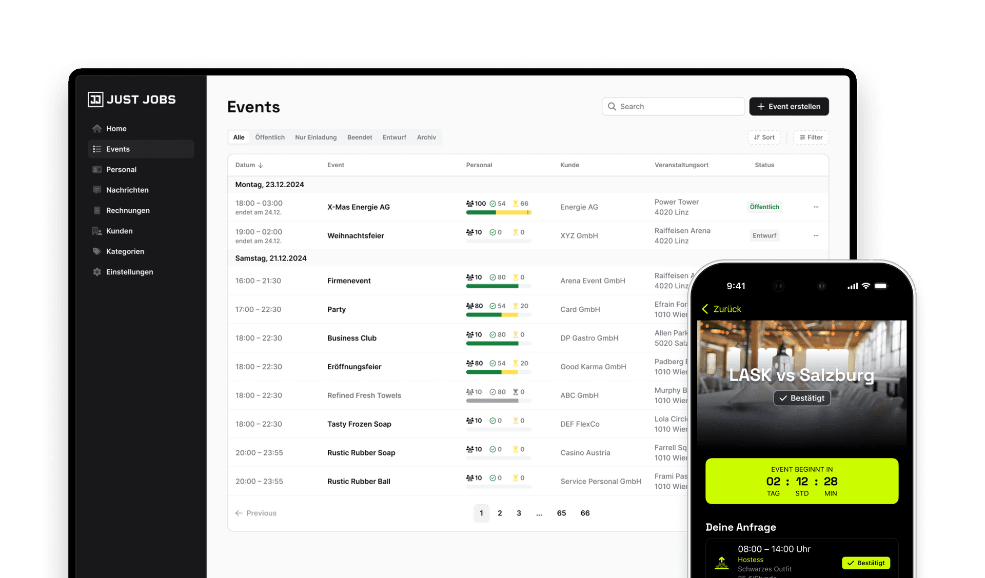 Just Jobs Platform