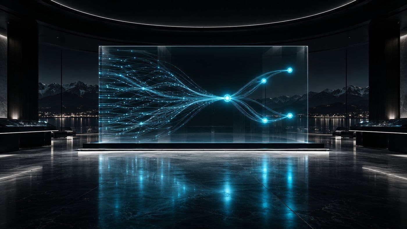 KI-Systeme im Produktivbetrieb: Datenströme laufen in wenige klare Ergebnisse zusammen